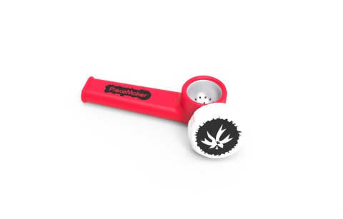 Piece Maker  Karma  Silicone  Pipe    Bred  Red